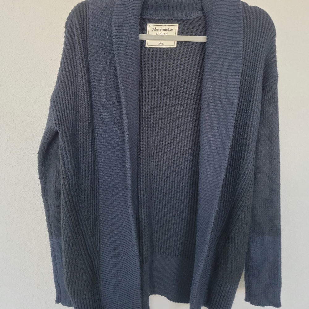 Abercrombie Open Front Cardigan with Side Pockets